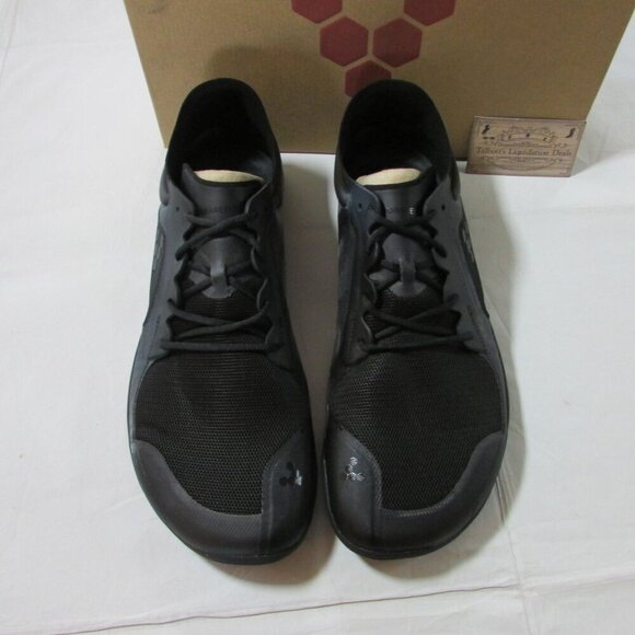VivoBarefoot Men's Primus Lite III Running Shoes Obsidian Textile EU 49 US 15 - Picture 2 of 4
